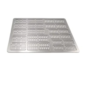 Stainless Steel Etched Sheet Custom Logo OEM Model Color Surface Finish