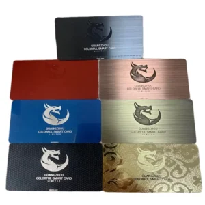 Stainless Steel Sublimation Metal Business Card Printing Credit Card Blanks Colorful Purse-Sized Metal Card