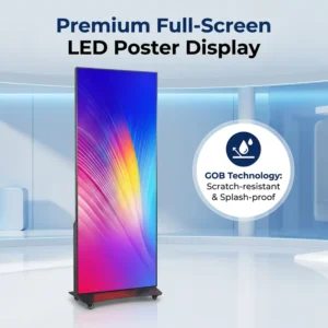 Stand Various Sizes Indoor LED Poster Screen Big Led Screen P1.53 P1.8 P2 P2.5 Digital LED Advertising Display Screen