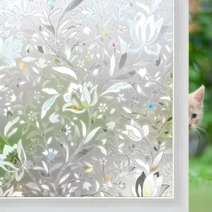 Static Cling No Glue Window Film Light Transmitting But Opaque Privacy Protection Anti peep Glass Sticker