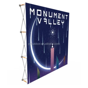 Step and Repeat Backdrop Banner Stand, Adjustable Telescopic