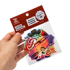 Sticker Packs for Gift Shop PET Material Durable Waterproof Strong Adhesive OEM