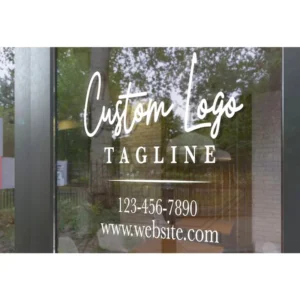 Storefront Graphic Static Cling Glass Window Vinyl Stickers