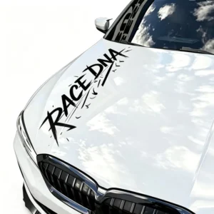 Street Art Racing Hood Graphic Decal Aggressive Splatter Design Waterproof Self-Adhesive Single Use PVC Sticker