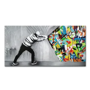 Street Graffiti Still Life Canvas Wall Art Poster Art Deco