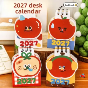 Style Desk Calendar, Cartoon Mini Calendar, Cute Stationery Calendar