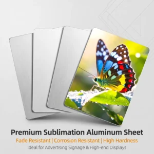 Sublimation Aluminum Sheet Blanks for Photo Printing Heat Transfer Coated Customized Metal Sheets