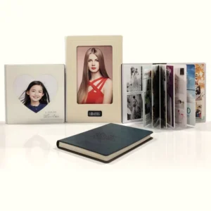 Sublimation Blank Leather-Cover Aluminum Printed Wedding Photo Album