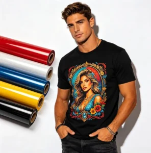 Sublimation Heat Transfer PET Paper for DTF Apparel Printing White Ink Custom Color Design