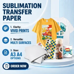 Sublimation Heat Transfer Paper A4 A3 Roll