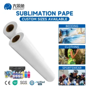Sublimation Heat Transfer Paper for Industrial Textile Printing