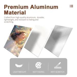 Sublimation Metal Blank Plate Custom Photo Heat Transfer Printing Material