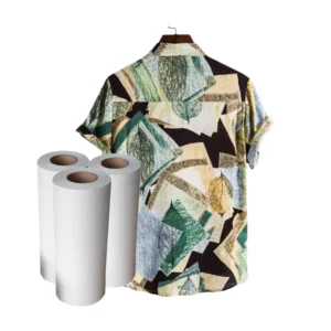 Sublimation Paper for Polo Shirts Team Uniforms High Speed 100gsm Transfer Paper Fade Resistant Printing on Polyester Fabric