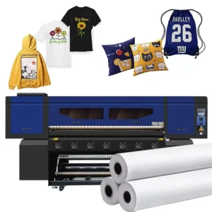 Sublimation Printed White Paper Roll 64 Inch 50gsm Fast Drying 98% Transfer Rate for Clothing
