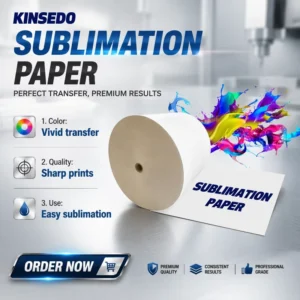 Sublimation Transfer White Paper Jumbo Roll for Clothing, 30/35/40/50/60/70/90/100gsm