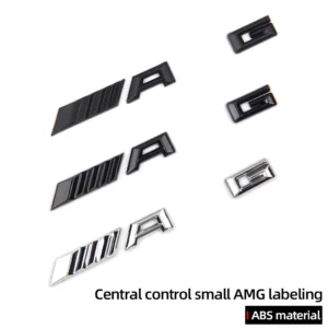 Suitable for Mercedes AMG Center Console Modification Instrument Panel AMG Logo Car Sticker and Plaque Decoration