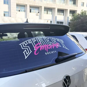 Sun Protection Custom Logo Waterproof Die-Cut Windshield and Car Window Transfer Vinyl Stickers