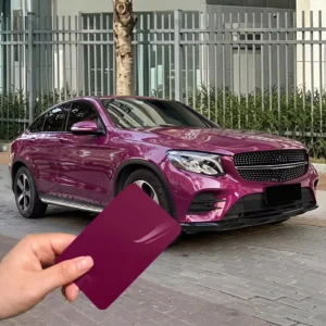 Super Car Classic Starlight Ruby Red Gloss TPU Color PPF Self-Healing Car Paint Protection Wrap Film
