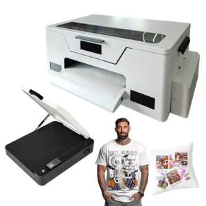 Supplier 30cm XP600 Printhead 200W High Speed DTF Printer A3 PET Film Transfer Powder Shaking Machine