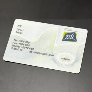 Supplier Custom Holographic Label Hot Stamp PVC Hologram Blank Polycarbonate Card Plastic Lenticular Label