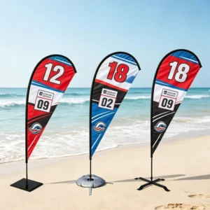 Swooper Banner Flag for Restaurant and Fast Food
