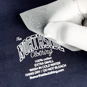 T-Shirt Heat Transfer Sticker Printed Neck Tags for Clothing