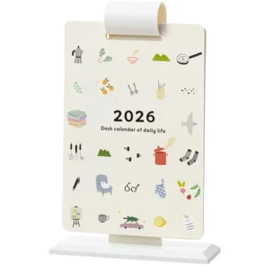 Table Calendar Frame Student Desktop Self-Discipline Planner