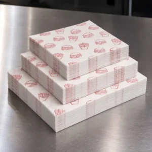 Taco Wrapping Greaseproof Paper Sheets Custom Logo Printed Sturdy Supplier