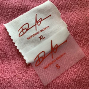 Tagless Iron-On Transfer Labels and Heat-Pressed Transfer Sticker Printing for Clothing