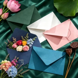Textured Touch-Sensitive Special Paper Envelopes for Greeting Cards Invitations and Postcards Multiple Colors