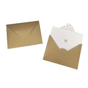 Thank You Card Invitations Custom Logo Envelope for Wedding Festival Gift Paper Embossing Printing