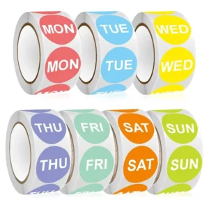 Thank You Vinyl Stickers Roll, Custom Sizes, Packaging Labels