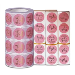 Thank You for Supporting My Small Business 500 1.5 Inch Packaging Sticker Roll