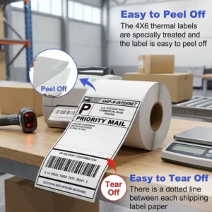 Thermal Adhesive Labels for Postal and Logistics Express Delivery and Mailing