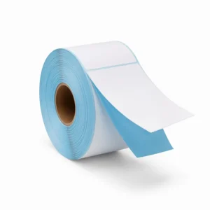 Thermal Label Paper Rolls for Barcode Shipping Labels and Price Tags with Strong Adhesive for Retail Logistics