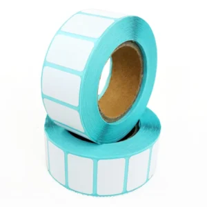 Thermal Label Stickers 20 mm X 10 mm, Roll of 1000pcs, Small Blank White Labels for Thermal Label Printers