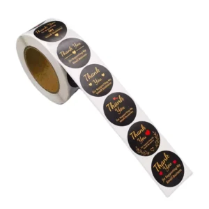 Thermal Label Stickers Shape Color Thanksgiving Cards Mail Stickers Thermal Paper Waterproof