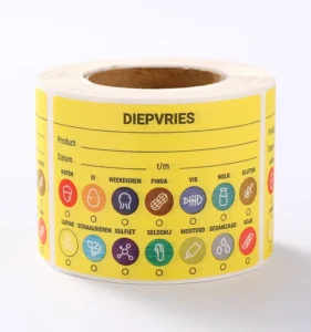 Thermal Paper Labels 60x40mm 58x38mm Blank Printed Self-Adhesive Oil-Proof Heat-Sensitive Stickers for Supermarket Use