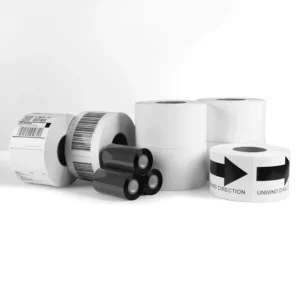 Thermal Transfer Barcode Stickers Blank TT Coated Labels for Warehouse Shipping Packaging
