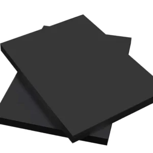 Thick Stiff Black Recycled Double-Coated Duplex Board Sheets Multi-GSM for Shoe Box and Hang Tag Printing