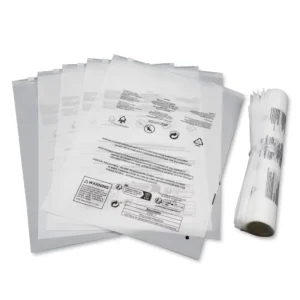 Thickened Custom Matte Screen-Printed Waterproof PE Zipper-Lock Plastic Packaging Bags for Clothes T-Shirts and Shoes