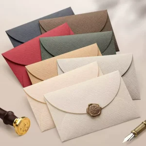 Thickened Hot Stamping Special Paper Envelope High end Gift Packaging Envelope Card Texture Invitation Envelope Package