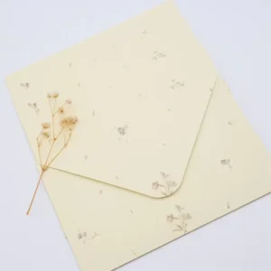 Thickened Window Paper Envelope with Triangle Seal for Invitations, Birthdays, and Weddings