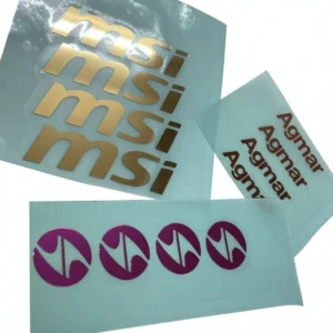 Thin Electroformed Nickel Metal Nameplate for Juicers and Small Household Appliances