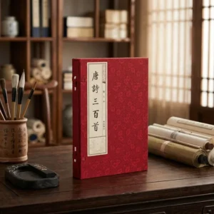 Three Hundred Genuine Tang Song Yuan Poems Complete Works Vertical Edition Traditional Chinese Characters Xuan Paper Thread Book