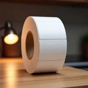 Three-Proof Rectangle Thermal Label Paper, 40 x 30 mm, 1500 Labels per Roll, Single-Row FBA Labels