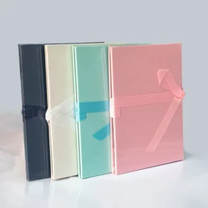 Traditional Organ-Folding Photo Album, Kraft Paper/PVC/PP/Cloth, 4×6 Inch, Customizable Color, Embossed Logo