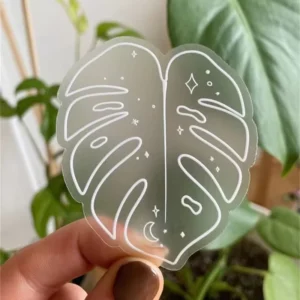 Transparent Adhesive Vinyl Stickers with Air-Release Die-Cut Technology for Car Wraps and Grocery Use