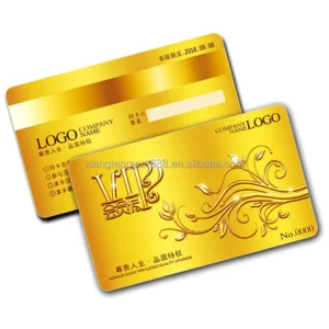 Transparent Frosted 20pt PVC Business Card with Magnetic Card Printing