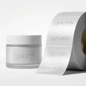 Transparent Frosted Stickers with 3D Raised UV Logo, Custom Matte Clear Bottle Labels for Perfume and Cosmetics
